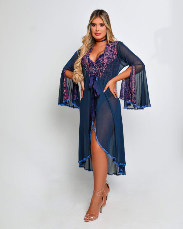 Robe 40 42 44 46 48 Marinho